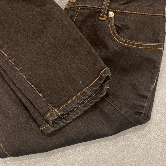 Celebrity Pink Jeans sz 9 dark blue stretch with front zip  and pockets - Picture 10 of 10